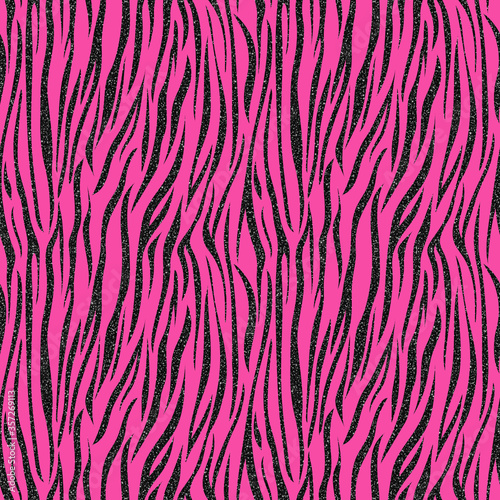Funky Tiger Stripes Design - Black tiger stripes background