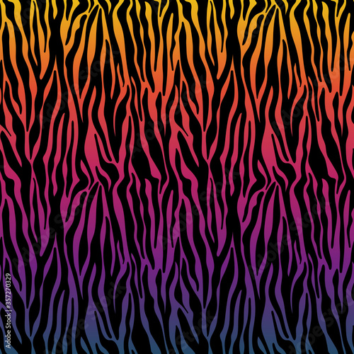 Funky Zebra Stripes Design - Black zebra stripes background