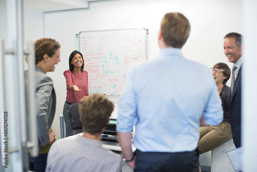 Business people talking in meeting Business people talking in meeting