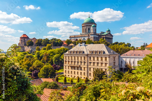 Slika na platnu View of Esztergom basilica, Hungary