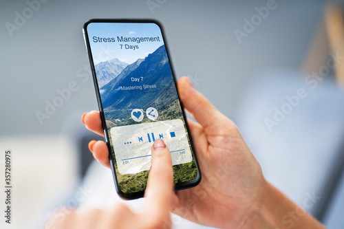 Wallpaper Mural Person Filling Survey Form On Mobile Phone Torontodigital.ca