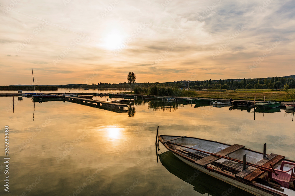 The Velence lake at Agard, Hungary