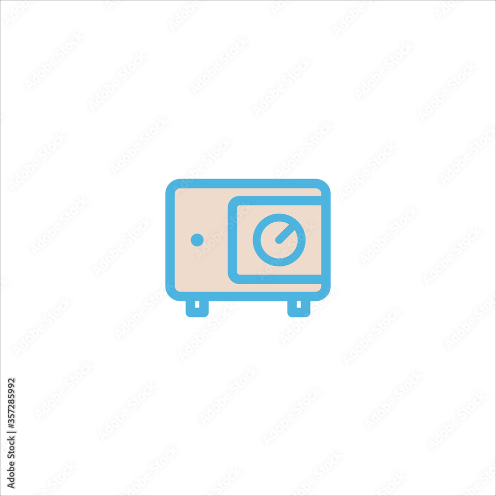 money safe icon flat vector logo design trendy money safe icon flat vector logo design trendy