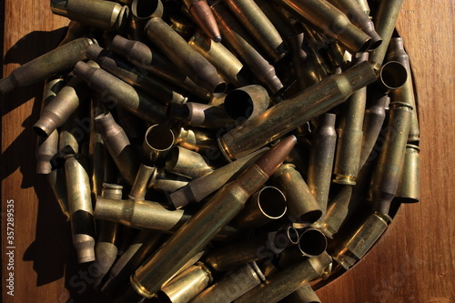 bullets and used brass