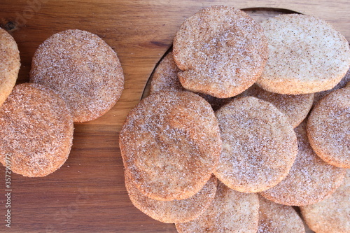 freshly baked biscochito cookies photo
