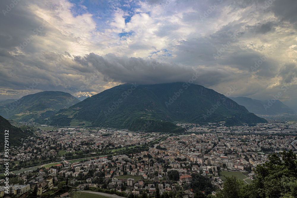 view of the mountains.Bolzano,Italy.