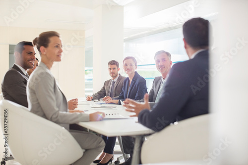 Business people meeting at conference table