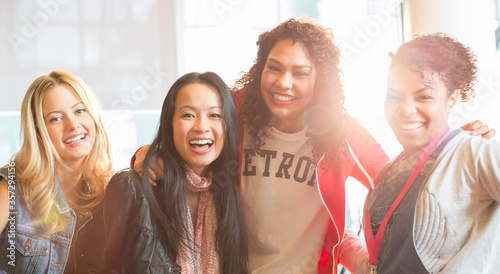 Fotografie University students smiling