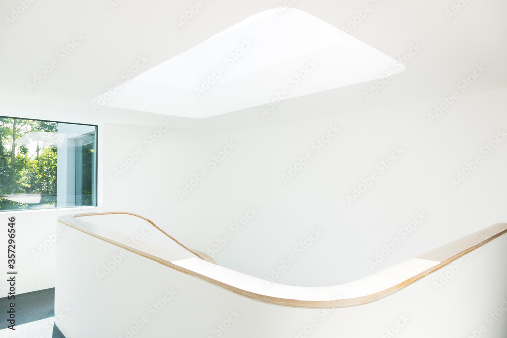 Skylight and staircase of modern house Stock Photo | Adobe Stock