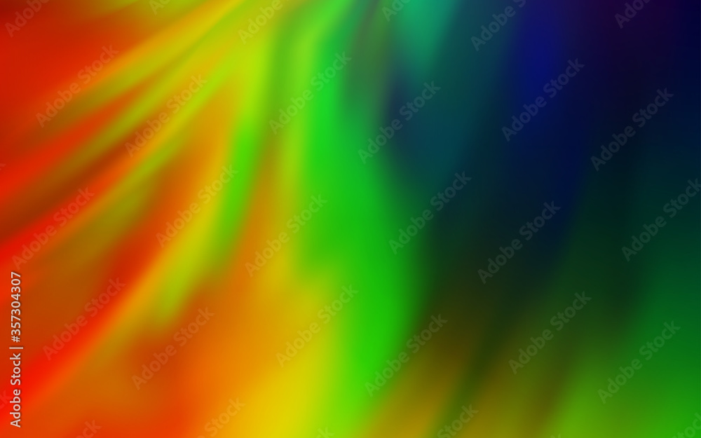 Obraz premium Dark Multicolor vector glossy abstract layout.