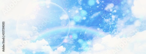 幻想的な空の3dイラスト Stock イラスト Adobe Stock