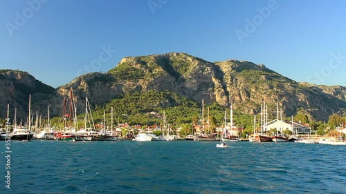 Yacht marina. Gocek hosts six marinas serving the yacht tourism in the region: D-Marin Gocek, Club Marina, Gocek Village Port, Skopea Marina, Marinturk Gocek Exclusive and Municipal Marina.
 photo