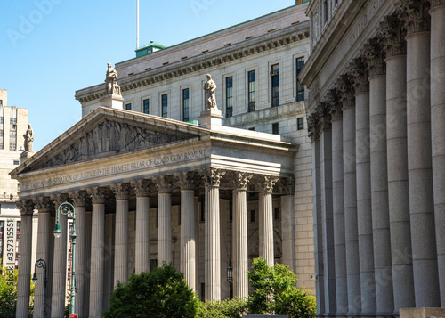 Canvas Print Courhouse in New York