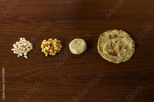 Tortilla, corn tortilla manufacturing process, nixtamal