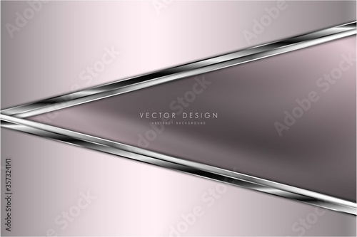 Abstract background luxury of pink metallic modern design vector illustration.
