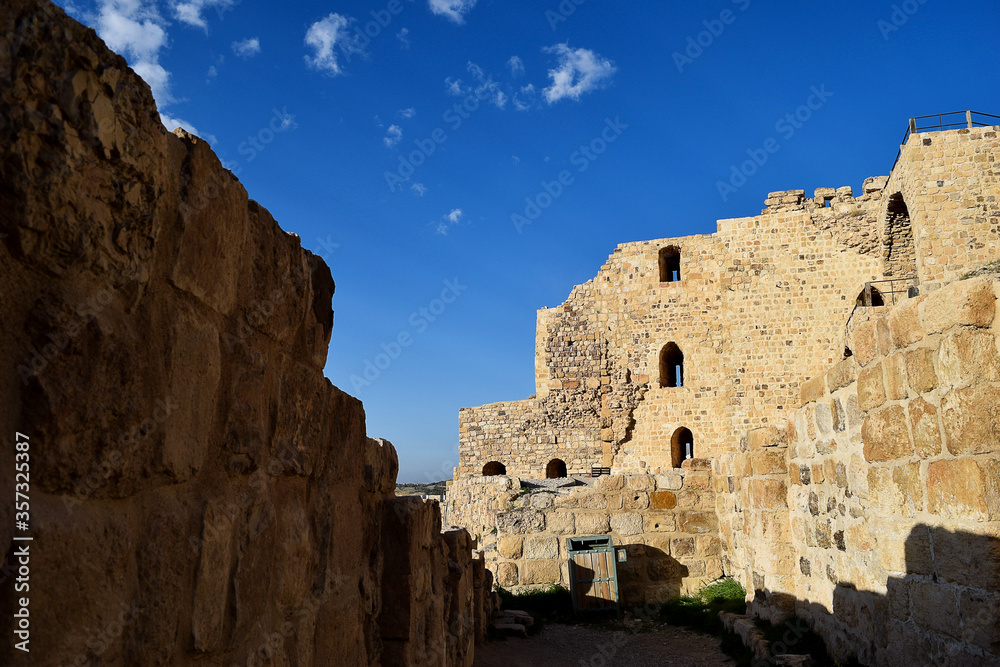 the old Jordanian castle  