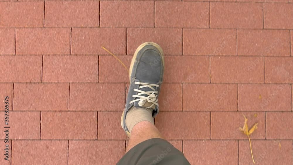 27446_A_man_in_gray_shoes_walking_on_the_road_in_Japan.mov 27446_A_man_in_gray_shoes_walking_on_the_road_in_Japan.mov