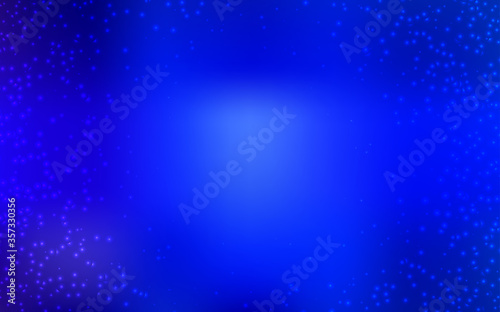 Dark BLUE vector texture with milky way stars.