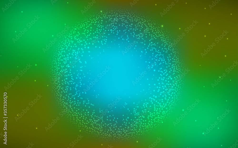 Light Blue, Yellow vector layout with cosmic stars. Light Blue, Yellow vector layout with cosmic stars.