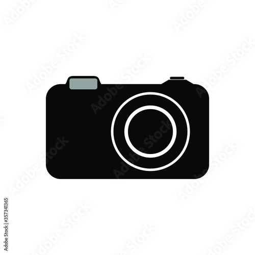 camera icon photography isolated white