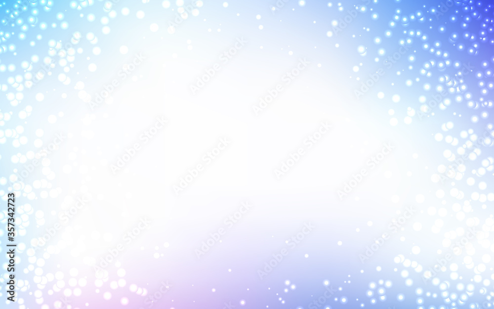Light Pink, Blue vector layout with cosmic stars. Light Pink, Blue vector layout with cosmic stars.