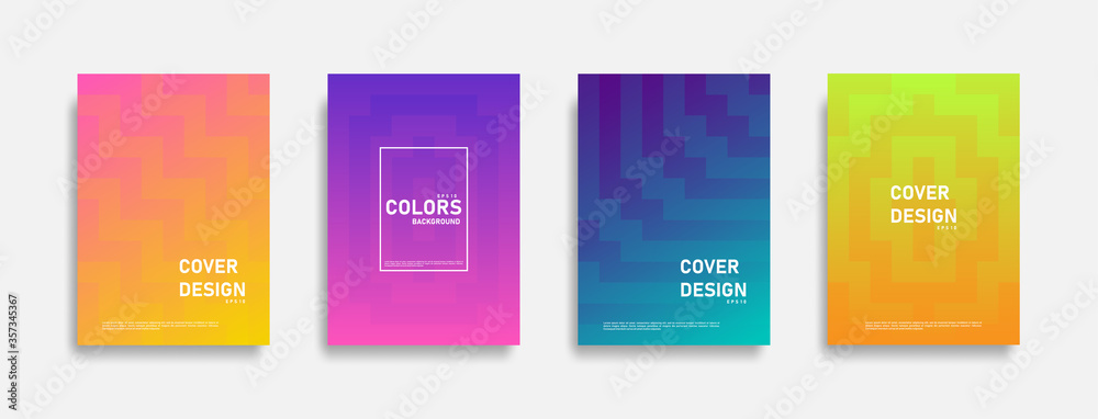 Abstract colorful line design background set, graphic banner cover and advertising design layout template. Eps10 vector. Abstract colorful line design background set, graphic banner cover and advertising design layout template. Eps10 vector.