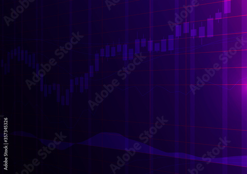 Digital stock market trading background.