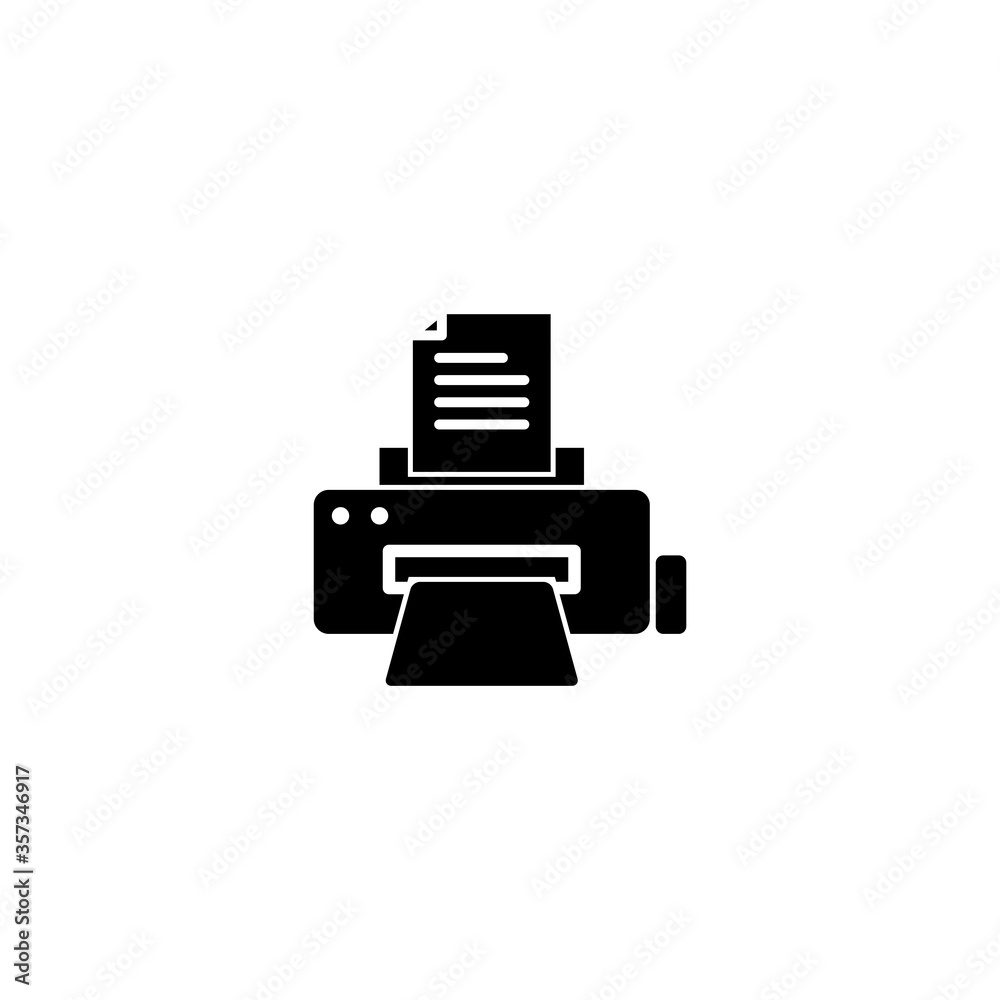 Printer Icon Vector Design Template And Illustration Printer Icon Vector Design Template And Illustration