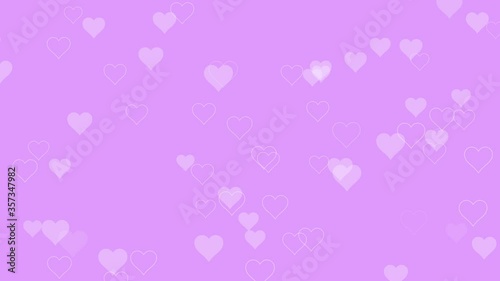 Love Particles Background in Pink
