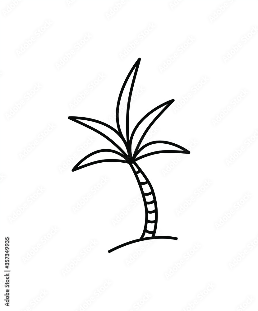 palm tree icon,vector best line icon. palm tree icon,vector best line icon.