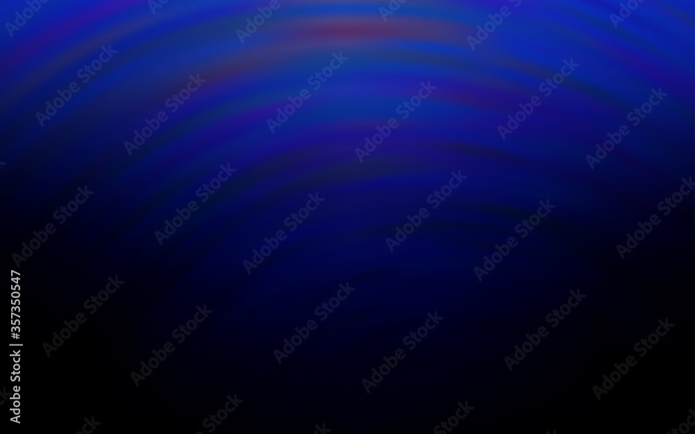 Fototapeta premium Dark BLUE vector layout with bent lines.