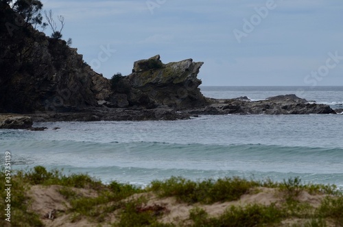 A view of Lilli Pilli Beach on the South Coast of New South Wales, Australia