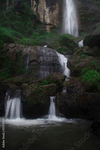 waterfall nature tourism in purworejo district  Central Java