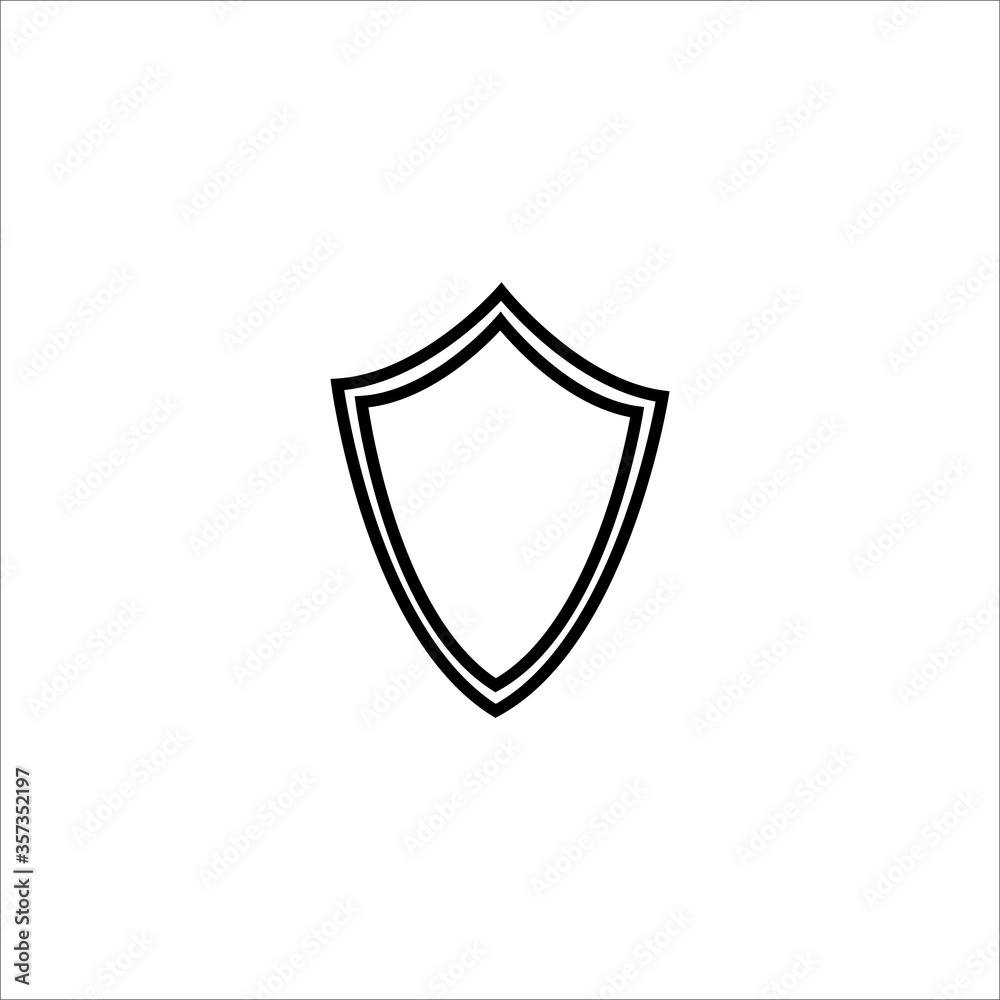 Shield outline icon Shield outline icon