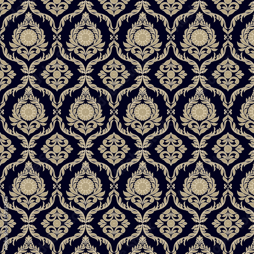 seamless damask pattern © Shafeeq