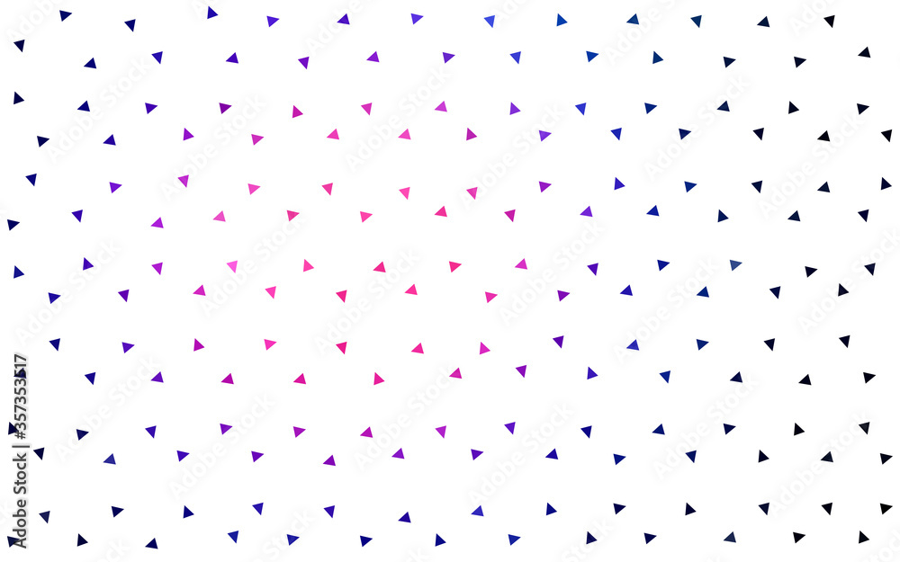 Dark Pink, Blue vector  abstract polygonal pattern.