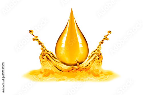 Oil Drop Splash