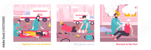 First Aid Compositions Set