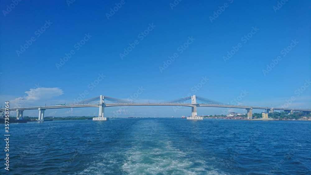 Fototapeta premium bridge over the river