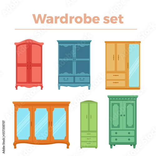 Furniture cartoon vector illustration