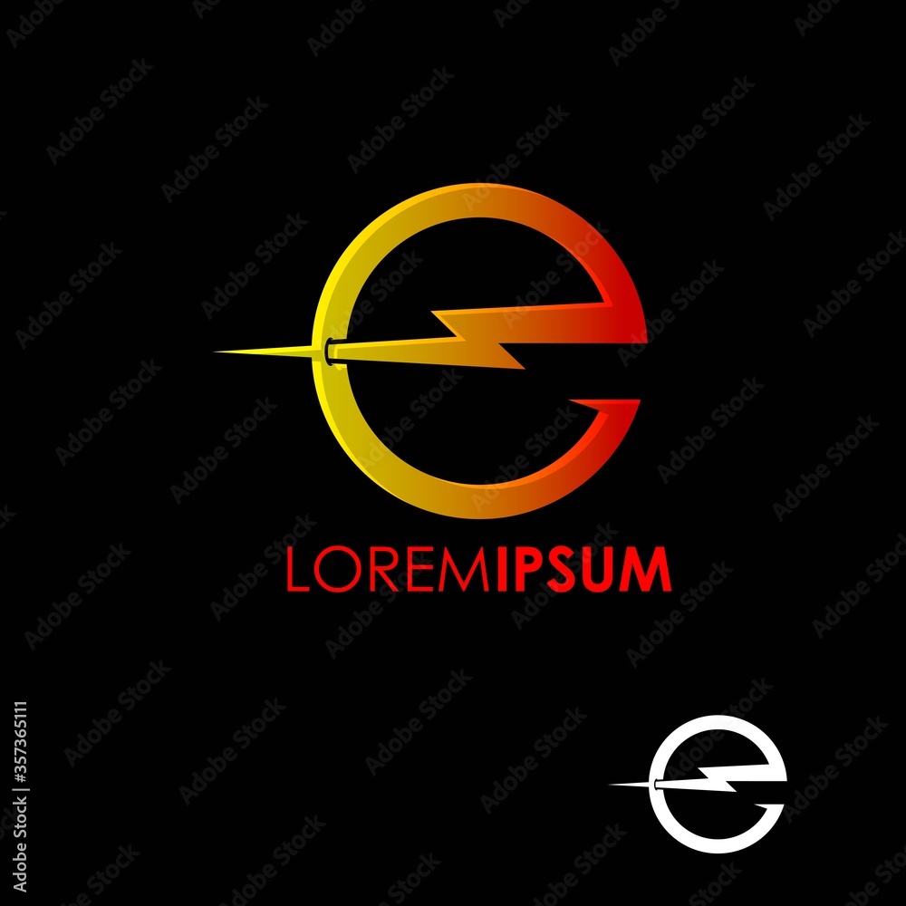 Letter E for green energy company symbol vector design logo ...