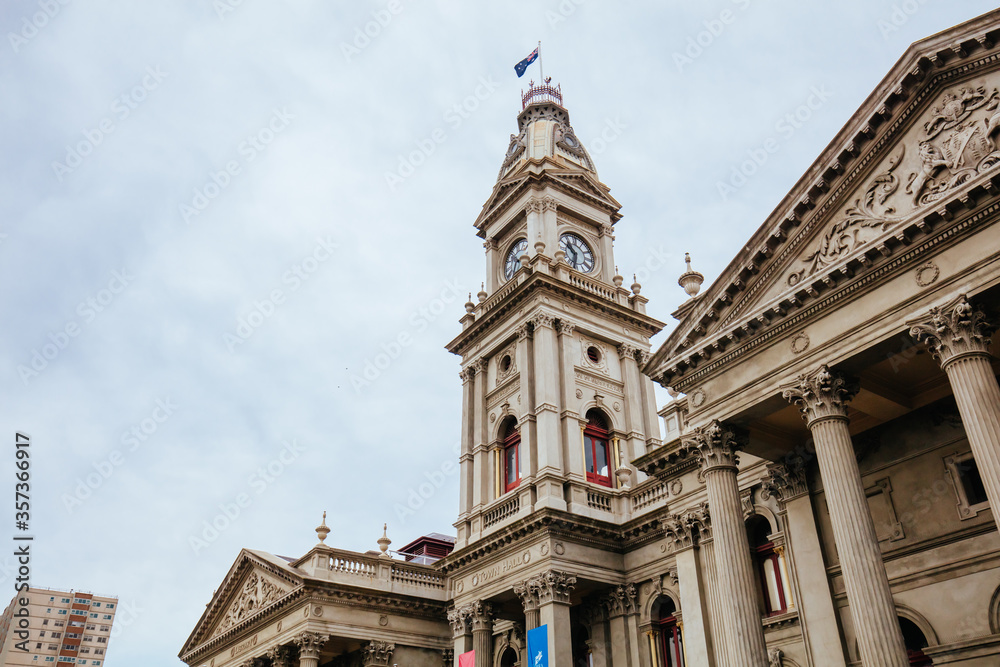 Fitzroy Town Hall in Fitzroy Melbourne Australia