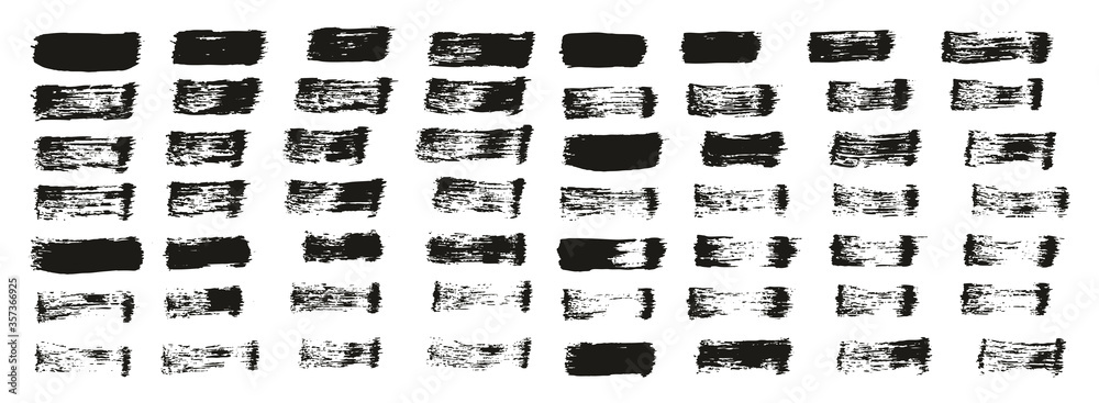 Flat Paint Brush Thin Straight Lines High Detail Abstract Vector Background Set Flat Paint Brush Thin Straight Lines High Detail Abstract Vector Background Set