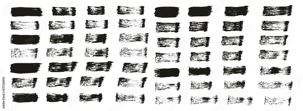 Flat Paint Brush Thin Straight Lines High Detail Abstract Vector Background Set Flat Paint Brush Thin Straight Lines High Detail Abstract Vector Background Set