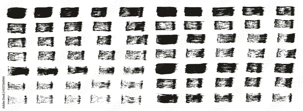 Flat Paint Brush Thin Straight Lines High Detail Abstract Vector Background Set Flat Paint Brush Thin Straight Lines High Detail Abstract Vector Background Set
