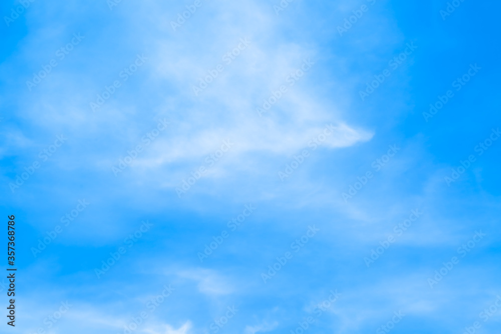 blue sky with beautiful natural white clouds	