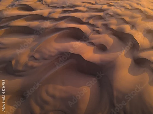 Obraz Close up of pattern on sand dunes