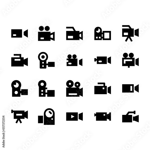 Camcorder Vector Icons 1
