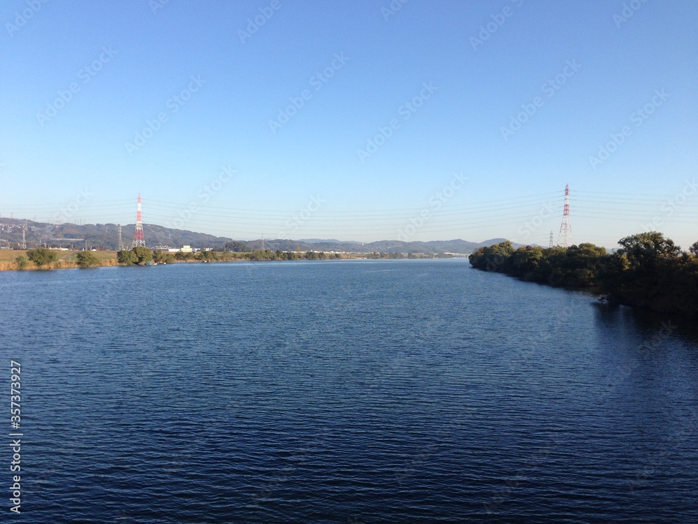 日本の一級河川（高梁川）