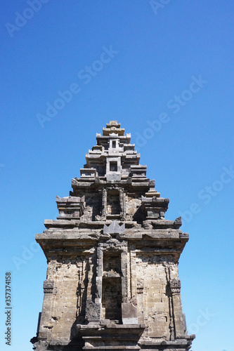 Hindu temple in Indonesia. Arjuna Temple at Dieng, Java
